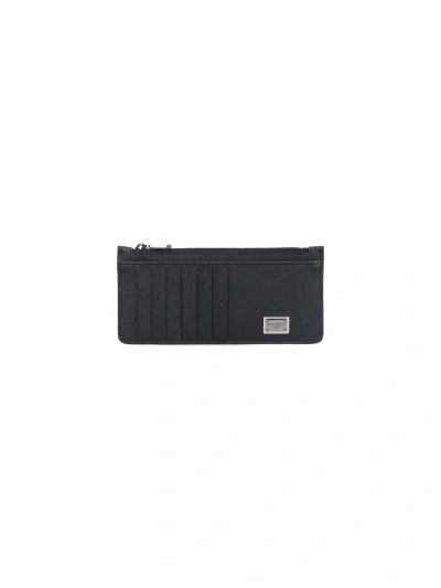 Dolce & Gabbana Logo Card Case In Black