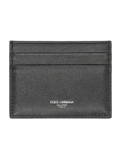 Dolce & Gabbana Logo Card Holder In Black