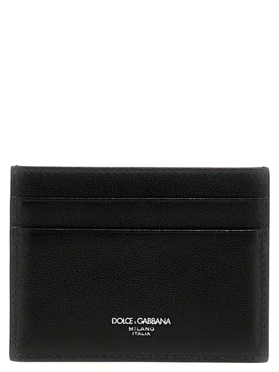 Dolce & Gabbana Logo Card Holder In Black