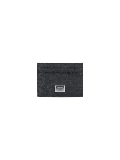 Dolce & Gabbana Men Logo Card Holder In Black