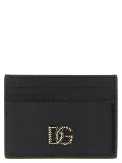 Dolce & Gabbana Logo Card Holder In Black
