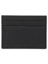 Dolce & Gabbana Logo Card Holder In Calfskin With Deer Print