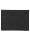 Dolce & Gabbana Logo Card Holder In Calfskin With Deer Print