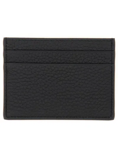 DOLCE & GABBANA DOLCE & GABBANA LOGO CARD HOLDER IN CALFSKIN WITH DEER PRINT