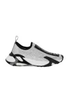 Dolce & Gabbana Fast Sneakers With Rhinestones In Black