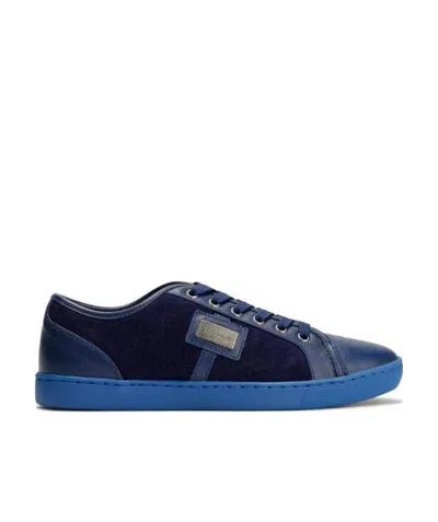 Dolce & Gabbana Logo Casual Sneakers In Blue
