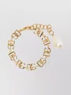 Dolce & Gabbana Logo-plaque Polished-finish Bracelet