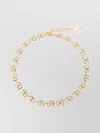 Dolce & Gabbana Dg Logo Golden Logo Brass Necklace