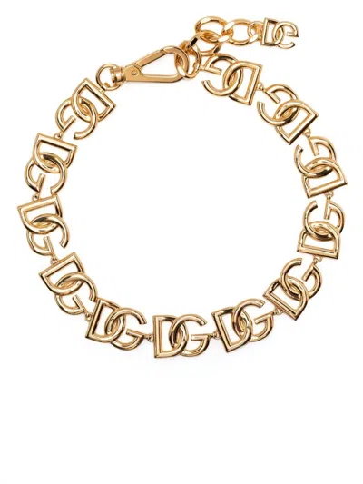 DOLCE & GABBANA LOGO CHOKER NECKLACE