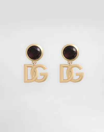 DOLCE & GABBANA LOGO CLIP EARRINGS