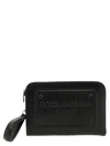 Dolce & Gabbana Men Logo Clutch Bag In Black