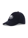 Dolce & Gabbana Logo Corduroy Baseball Cap In Blue