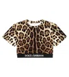 Dolce & Gabbana T-shirt Aus Jersey In Leo New