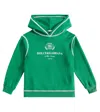 Dolce & Gabbana Embroidered Logo Hoodie In Green