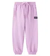 Dolce & Gabbana Boy's Joggers W/ Rubber Logo Patch In Pink