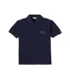 Dolce & Gabbana Logo Cotton Piqué Polo Shirt In Blue