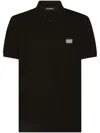 Dolce & Gabbana Polo With Logo In Black