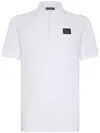 Dolce & Gabbana White Collared Short Sleeves Polo Men T-shirt In White