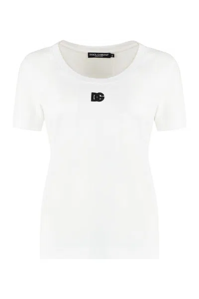 DOLCE & GABBANA DOLCE & GABBANA LOGO COTTON T-SHIRT