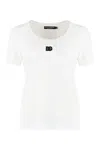 Dolce & Gabbana Logo Cotton T-shirt In White