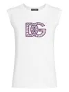 Dolce & Gabbana Women Logo Cotton T-shirt