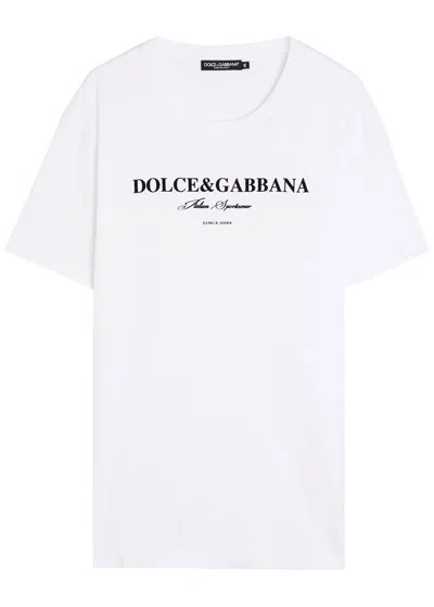 Dolce & Gabbana Logo Cotton T-shirt In White