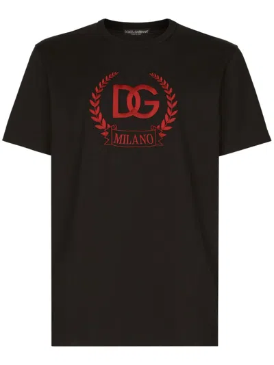 Dolce & Gabbana Black Cotton T-shirt