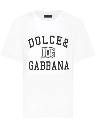 DOLCE & GABBANA DOLCE & GABBANA LOGO COTTON T-SHIRT