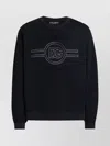 Dolce & Gabbana Sweatshirt With Embroidery In Black