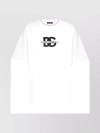 DOLCE & GABBANA LOGO CREWNECK T-SHIRT WITH SHORT SLEEVES