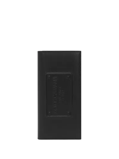 Dolce & Gabbana Logo-debossed Bi-fold Wallet In Black
