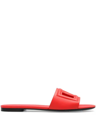 Dolce & Gabbana Dolce&gabbana Bianca Interlock Slide Sandal In Pink