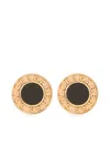 Dolce & Gabbana Butterfly-back Earrings With Logo In Gold