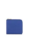 Dolce & Gabbana Logo-debossed Zip-around Wallet In Blue