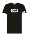 Dolce & Gabbana Logo-decorated T-shirt In Black