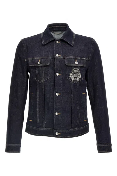 DOLCE & GABBANA DOLCE & GABBANA LOGO DENIM JACKET