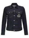 Dolce & Gabbana Classic Denim Jacket With Structured Silhouette In Blue