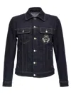 Dolce & Gabbana Classic Denim Jacket With Structured Silhouette In Blue