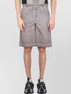 Dolce & Gabbana Bermuda Shorts With Logo Plaque