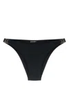 Dolce & Gabbana Logo-detail Bikini Bottoms In Schwarz