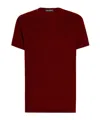 Dolce & Gabbana Logo-detail Crew-neck T-shirt In Red
