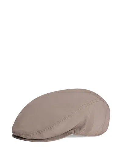 Dolce & Gabbana Logo-detail Flat Cap In Neutral