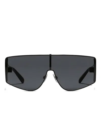 Dolce & Gabbana Logo-detail Sunglasses In Black
