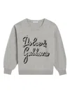 Dolce & Gabbana Kids Logo Sweater In Gray