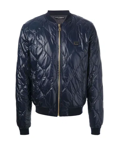Dolce & Gabbana Logo Details Casual Jacket In Black