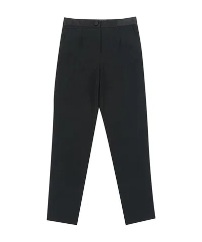 Dolce & Gabbana Logo Details Casual Pants In Black