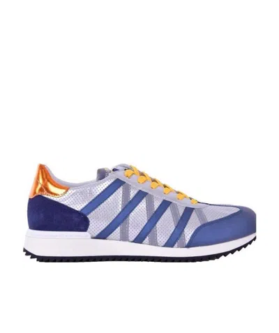 Dolce & Gabbana Logo Details Casual Sports Shoes In Blue