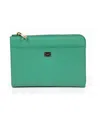 Dolce & Gabbana Logo Details Clutch In Green
