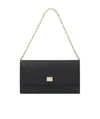 Dolce & Gabbana Logo Details Handbag In Black