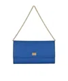 Dolce & Gabbana Logo Details Handbag In Blue